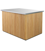 Aseko Pool Technology Box Stredná, smrekovcový obklad - vybavený
