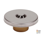 Hugo Lahme hydromasážna tryska s viacerými otvormi, vonkajší závit 1 1/2“, bronz, pre fóliové a keramické bazény