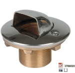 Hugo Lahme vtoková mušla, červený bronz, vonkajší závit 1 1/2 , dĺžka 40 mm, pre prefabrikované bazény