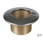 Hugo Lahme sacia tryska, bronz, napojenie vonkajší závit 2", dĺžka 40 mm, pre keramické a prefabrikované bazény