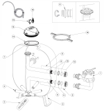 Náhradné diely - Triton Neo TR100 Clearpro filtračná nádoba na podstavci, priemer 762 mm, so šesťcestným bočným ventilom