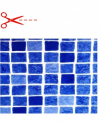 ALKORPLAN 3K - Niebieski Perski; Szerokość 1,65m, grubość 1,5mm, metraż - Folia basenowa, cena za m2