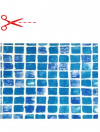 Renolit Alkorplan 3000 Poolfolie Mosaic; 1,65 m Breite, 1,5 mm, Meterware - Preis pro m2