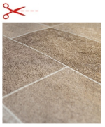 Bazénová fólia ELBE Unique Tile Tuscany sand 1,65 m šírka, 1 m dĺžka, 1,8 mm hrúbka, metráž - cena je za m2