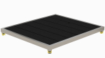 Eichenwald Ideal Zuhanytálca kerti zuhanyokhoz WPC 840 x 750 mm, antracit színű - FELBONTOTT