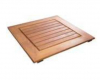 podlahový rošt, základní deska Bangkirai 500x500 mm k zahradní sprše