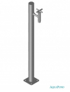 Eichenwald Ideal Wasserhahn, rund, Kaltwasser, D 48 mm, Edelstahl poliert