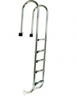 Nerezový rebrík Muro (Slim) 5 stupňový s puzdrom, AISI 304