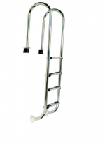Nerezový rebrík Muro (Slim) 4 stupňový s puzdrom, AISI 304