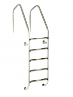 Nerezový, 5 stupňový rebrík Munich s puzdrom (AISI 304)