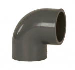 PVC tvarovka - koleno 90° 50 mm lepenie / lepenie