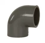 PVC idom - könyök 90° DN=50 mm, ragasztás / ragasztás