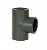 PVC Fitting - T-Stück 90° DN=50 mm, d=61 mm, Kleben / Kleben