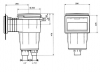 Skimmer 17,5 l avec col standard, pour piscines liner