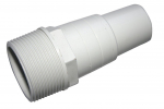 PVC Tömlővéges csatlakozó 32/38 x 1 1/2'', ABS, d=32/38 mm x 1 1/2'', külső menet