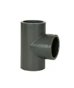 PVC Fitting - T-Stück 90° DN=90 mm, d=110 mm, Kleben / Kleben