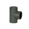 PVC Fitting - T-Stück 90° DN=32 mm, d=40 mm, Kleben / Kleben