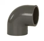PVC idom - könyök 90° DN=90 mm, ragasztás / ragasztás