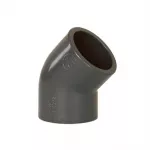 PVC tvarovka - Koleno 45° DN=40 mm, lepenie / lepenie