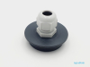 Raccord PVC - Adaptateur-PUK 50 mm / Pg13,5 avec sortie, collage / sortie Pg13,5