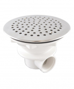Scarico a pavimento VA Acciaio inox - per piscine foil