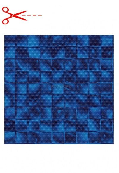 AVfol Decor Protišmyk - Mozaika Modrá Electric; 1,65 m šírka, 1,5 mm, metráž