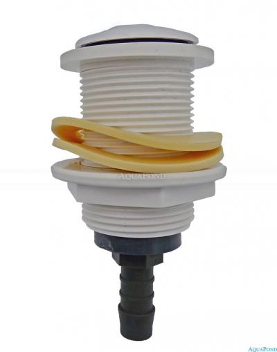 Pneu. tlačítko, včetně průchodu stěnou - pro předvyrobené bazény 