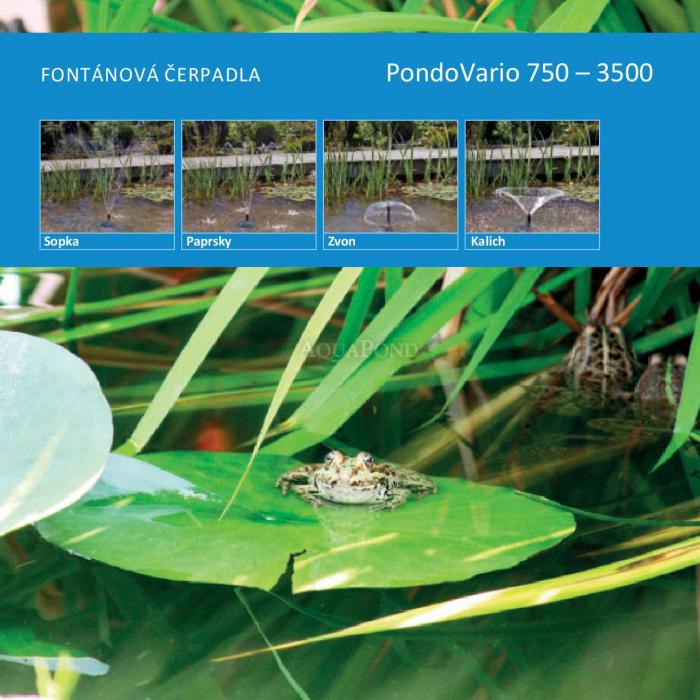 Pontec PondoVario 3500 - fontánove čerpadlo