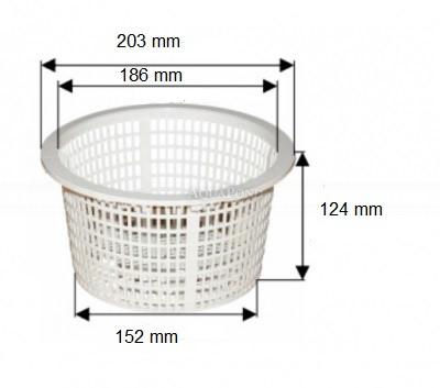 Kosík skimmeru VA, Astral 17,5 l