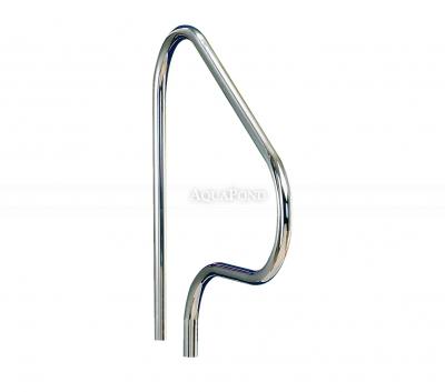 Žebříkové madlo 780mm s pouzdrem a rozetou AISI 316