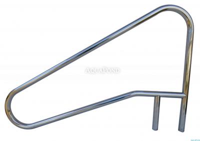 Žebříkové madlo 1360mm s pouzdrem a rozetou AISI 316
