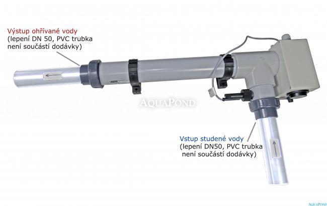 Topení EOVTi - 3, 3 kW, 3 x 230 V, Titan s el. průtokovou klapkou