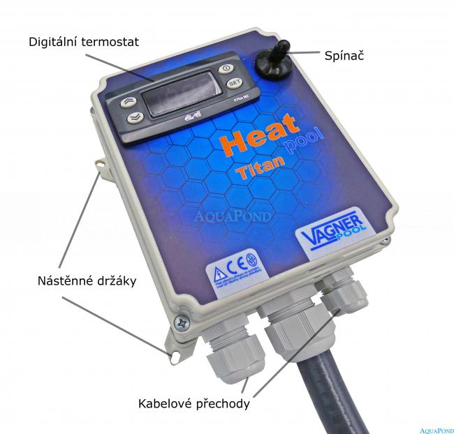 Elektrický ohřev bazénu Heat Pool 12kW, 400V