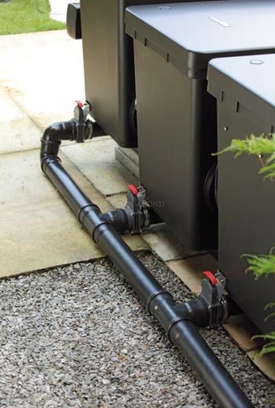 Oase ProfiClear Premium DF-L pump-fed OC - jezírkový bubnový filtr - čerpadlové zapojení