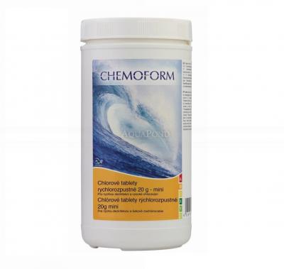 Chemoform chlórové tablety Mini 1 kg, tableta 20 g, rychlorozpustné