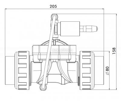 Hydraulický bezpečnostní ventil - Astralpool DN50