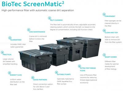 Oase BioTec ScreenMatic² Set 40000 OC - jezírkový průtokový filtrační set
