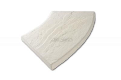Bazénový lem Radius R30 cm, Mystery beton