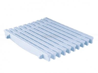 Příčná desková mřížka k přelivovému kanálku 245 x 22 mm (5ks = 0,975m), cena je uvedena za 1 ks roštu