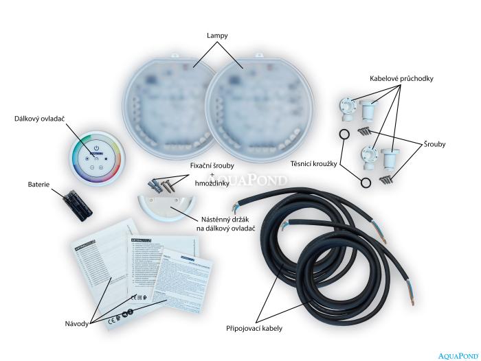 Astralpool LED lampa LumiPlus Flexi Plug&Play, 12 V AC, RGB