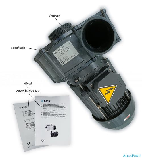 Badu 21-80 / 33G, 29°, 75 m3 / h 400 V, 3 kW