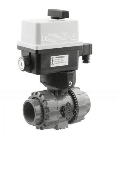 Kulový el. dvoucestný ventil 63 mm, 230 V, FIP - pro solární systémy