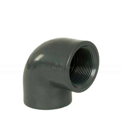 PVC tvarovka - Koleno 90° 50 mm lepení / vnitřní závit 1 1/2“