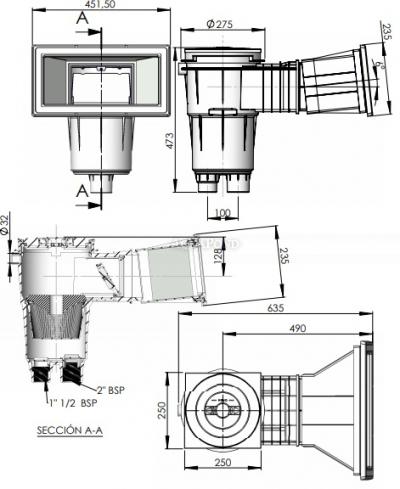 Skimmer 17,5 l