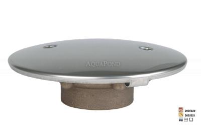 Hugo Lahme Bodenablauf, Anschluss 2" (50,8 mm), Wirbelschutzdeckel Ø 168 mm, für Folien- und Keramikbecken