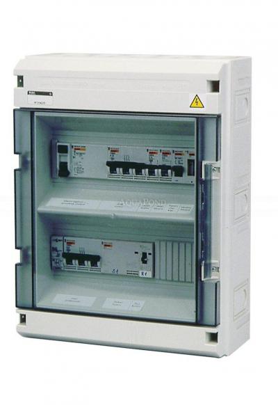 Elektro-automatische Steuerung für Filteranlage/Heizung18kW/Beleuchtung/Gegenstrom400V - F1E18SP3