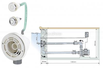 Vormontiert - set VAG-JET ST. STEEL