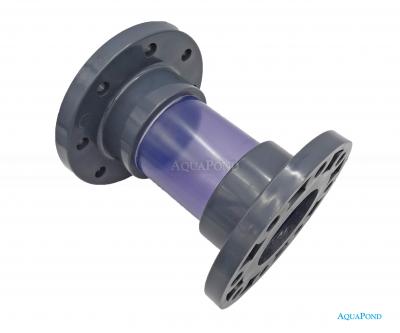 PVC-U Dursicht mit Flansch 140 mm