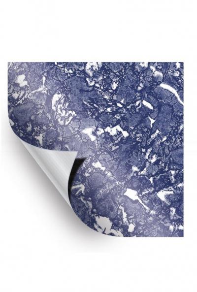 AVfol Decor - Blue Marmor; 1,65 m Breite, 1,5 mm, 25 m Rolle