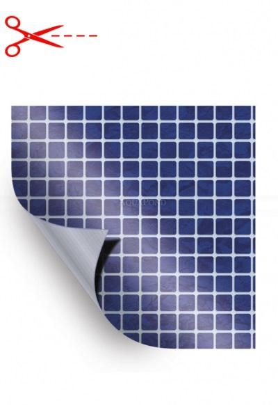 AVfol Relief - 3D Dark Blue Mosaik; 1,65 m Breite, 1,6 mm, in Metern verkauft